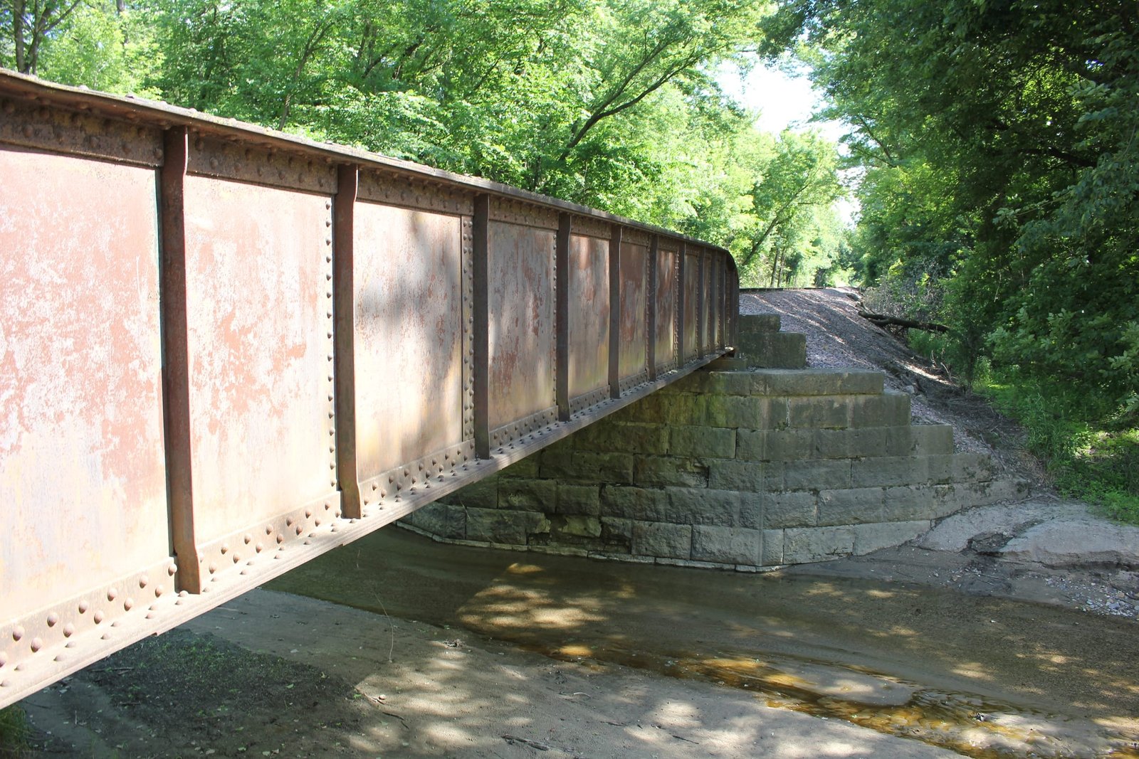 Looking south
